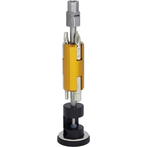 SRWRN Aluminum Bike Bicycle Invisible Repair Tool Set Multi Portable Upgraded Version Hexagon Screwdriver T25 Wrench,Black