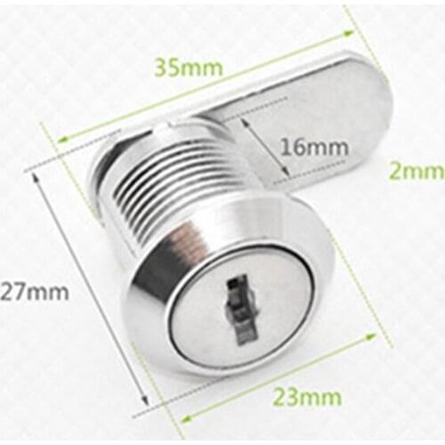 16/20/25/30mm Door Lock Countertops Safety Parts Glass Cabinet Showcase Lock Sliding Push Locks For Furniture Hardware