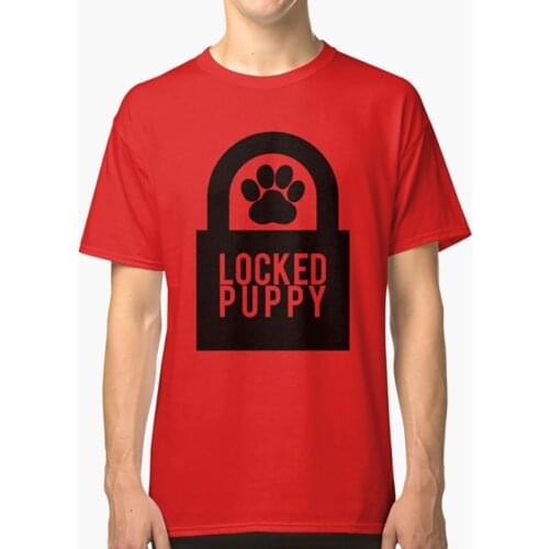 Locked Puppy T Shirt Pup Play Puppy Play Kink Chastity Human Pup Bdsm Owned Slave Master Sir