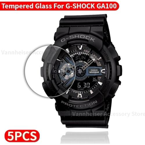 Tempered Glass For Casio G-Shock GA100 Screen Protector Anti-Scratch Ultra-thin Watch Full GA-100 Protective Film Accessories