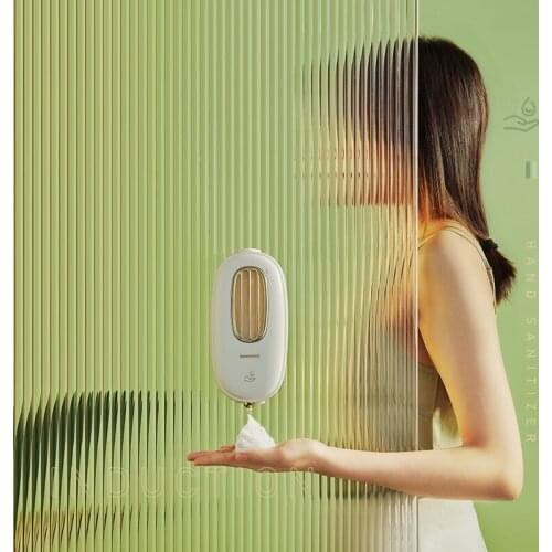 Automatic Soap Dispenser USB Rechargeable 350ml Intelligent Liquid Soap Dispensers Digital Display Foam Hand Sanitizer Machine