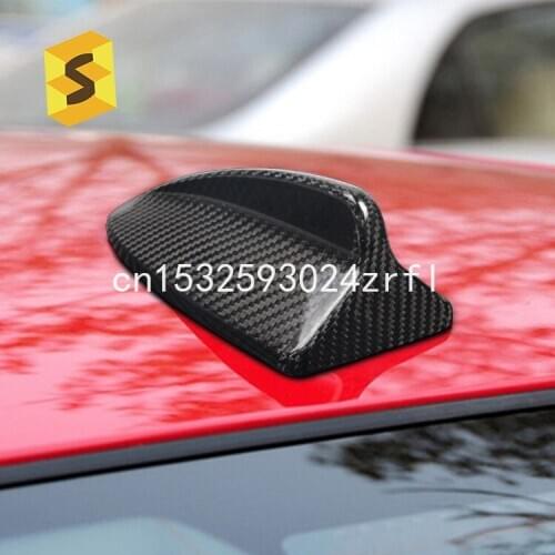 Car exterior Aerials For BMW X3 X5 X6 F25 E70 E71 E72 carbon fiber fin antenna