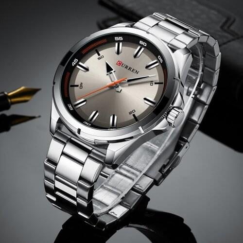 Simple Design Curren Watch Men Fashion Casual Dress Stainless Steel Quartz Wristwatch Best Gift Dropshipping 8320 relojes hombre