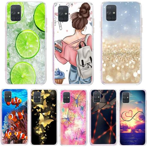 For Samsung Galaxy A71 Case Silicon Back Cover Phone Case For Samsung A715 Soft Case bumper coque protect