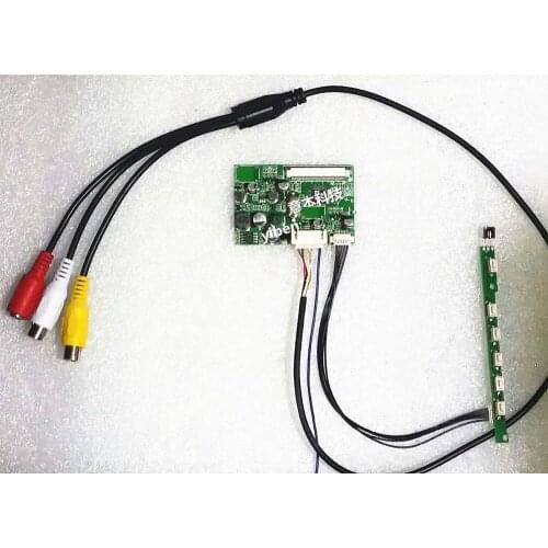 New 7 inch 9 inch 50PIN driver board two AV reversing priority no signal blue screen or optional snow