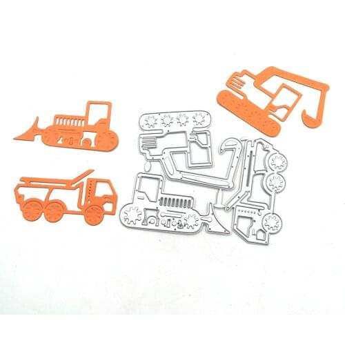 Julyarts Grab Excavator Scrapbooking Material Metal Cutting Dies New 2021 for Card Making DIY Scrapbooking Cardstock Die Cut