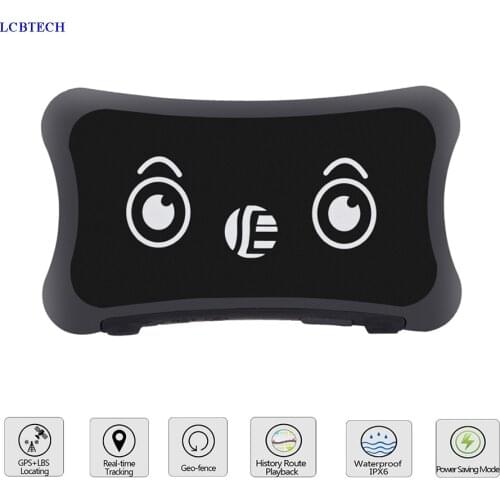 MiNi Pet GSM GPS Tracker Dog Cat Real Time Tracking Geo-Fence Alarm SMS Google Map Position IOS Android APP Histroy Route Record