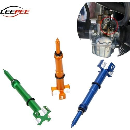 Motorcycle Air Carburetor Fuel Mixture Screw 4 Stroke Adjustable Motor Accessories For ATV Dirt Bikes Keihin FCR MX Carbs Carby