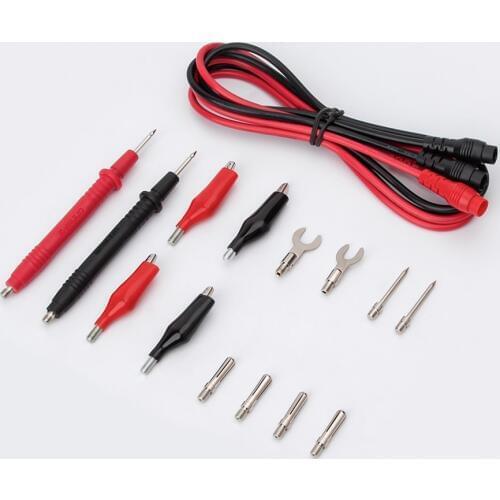16 In 1 Multimeter Probe Kits Test Leads Needle Tip Pin Banana Jack Alligator Clips Digital Multi Meter Test Leads 1000V