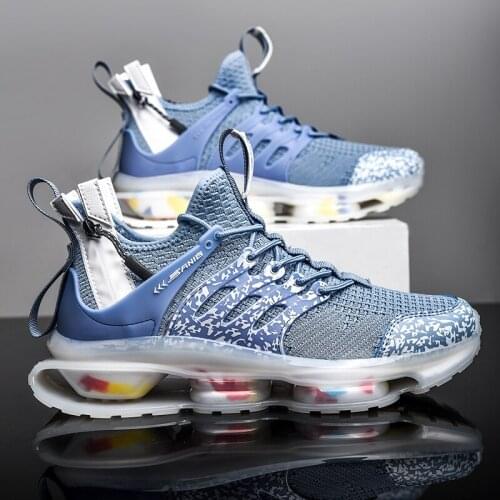 New Arrivals fashion Men Running Shoes Breathable Sneaker Antiskid Damping Jogging Shoe Outdoor Training Sports Shoes Zapatillas