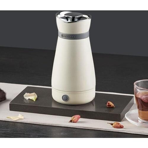 100-240V Portable Electric Mini Kettle Boiled Water Pot Heat Insulation Kettle 304 Stainless Steel Heating Cup For Travel 700W