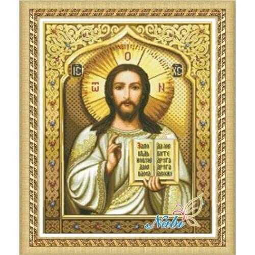 Religion drawing 3d diy beadwork 2926R - Round Diamond embroidery cross stitch diamond mosaic painting