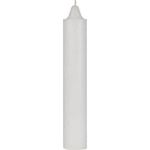 Nur Candle White Candlestick Candle 40'lı candles and scents свечи и ароматы velas y aromas