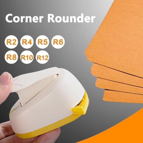 Corner Rounder Mini Corner Trimmer Punch R4/R5/R8/R10/R12mm Round Corner DIY Paper Card Photo Planner Cutting Supplies