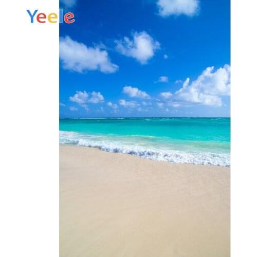 Summer Sea Ocean Seaside Beach Party Sky Cloud Baby Portrait Backdrop Vinyl Photography Background For Photo Shoot Photophone