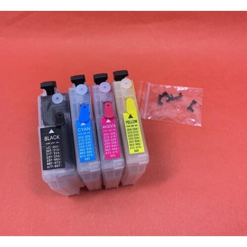 YOTAT Full refillable ink cartridge LC223 for Brother DCP-J562DW MFC-J480DW MFC-J680DW MFC-J880DW MFC-J5320DW / J5620DW