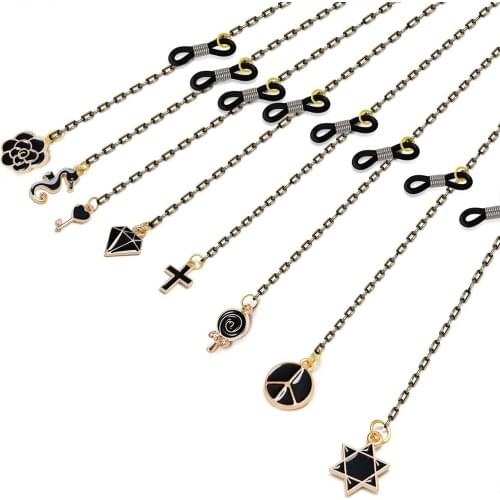 16pcs Fashion Copper Travel sunglasses hanging Lanyard Holder Glasses Cord sunglasses chain