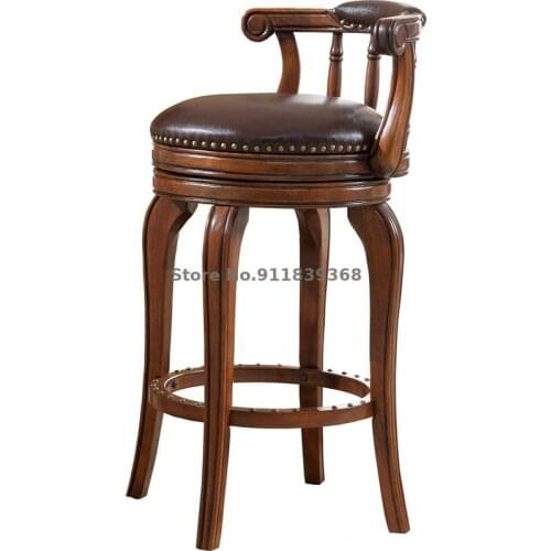American Bar Chair American Bar Chair Swivel Bar Chair Leather Bar Chair European Bar Stool