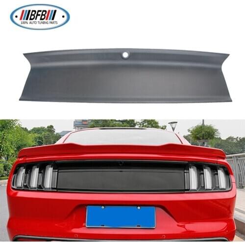 Fit For Mustang 2015+ Matte Dry Carbon Fiber Body Kit Rear Trunk Decklid Cover Panel Boot Lid Panel