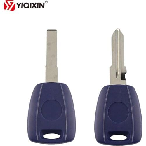 YIQIXIN For Fiat 500 Ducato Stilo Punto Seicento Scudo Panda Bravo Doblo Grande Daily Car Key Shell Case Blade Transponder Chip