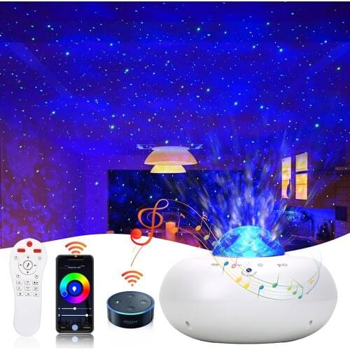 Colorful LED Star Galaxy Projector Night Light Room Decor Rotate Starry Sky Porjectors Nightlight Decoration Bedroom Lamp Gifts