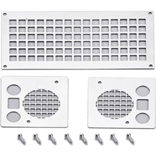 For MN D90 D99S MN99S 1/12 RC Car Upgrade Parts Metal Mesh Grille Intake Grille Cover Decoration Accessories