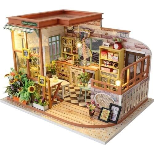 Casa Doll House Furniture Miniature Dollhouse DIY Miniature House Room Box Theatre Toys for Children Casa Dollhouse