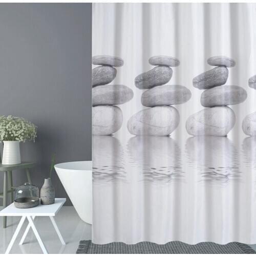 Shower Curtain Bathroom Waterproof Curtains Home Decoration Modern