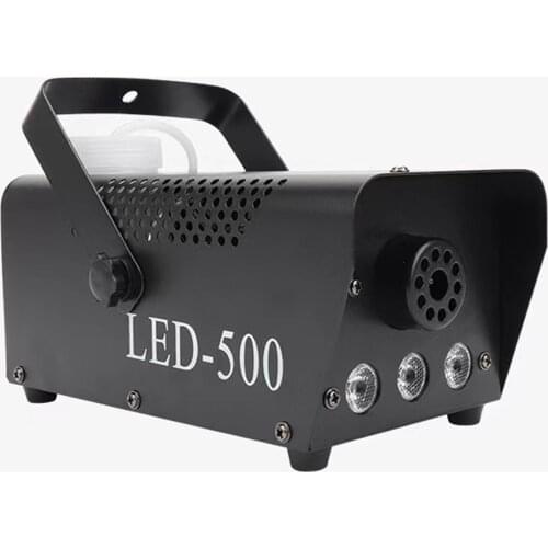Fast shipping disco colorful smoke machine mini LED remote fogger ejector dj Christmas party stage light fog machine