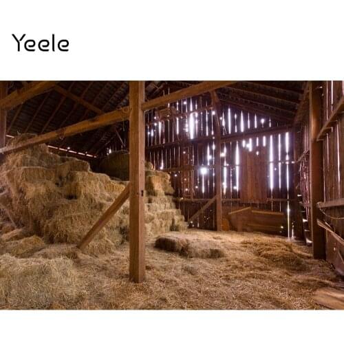 Yeele Indoor Hut Fodder Farm Haystack Forage Scenery Backgrounds Photography Backdrops Decoration Photographic For Photo Studio