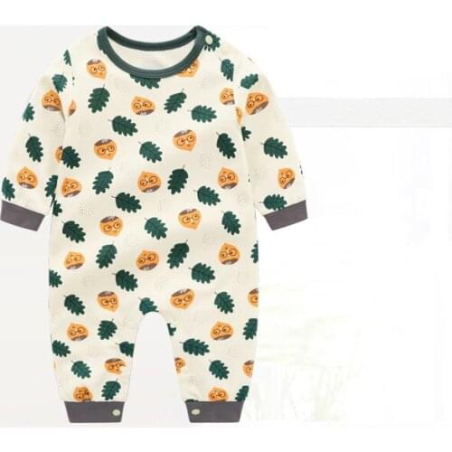 ZWY1390 Newborn Baby boy Romper Set 3-24M Baby girl Jumpsuit Clothes Cotton Infants Warm Clothing High Quality Sleepsuit