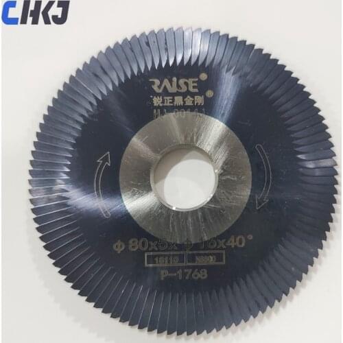 CHKJ 80*5*16mm*110T Saw Blade P01W Carbide Tungsten Key Blade Cutter for SILCA BRAVO, BIANCHI,DUO,POKER PLUS Key Cutting Machine