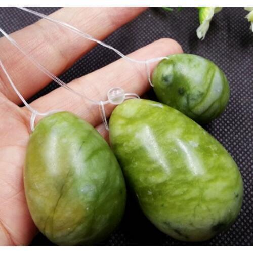 Multifunctional natural jade egg massager Jade massage health care massage eggs stone Jade massage balls