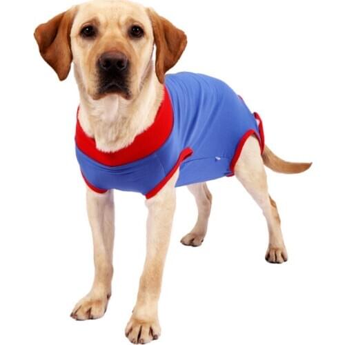Pet Surgery Recovery Clothes Postoperative Care Clothes Nursing Clothes Anti licking Pet Clothes Blue Dog Jumpsuit Pajama
