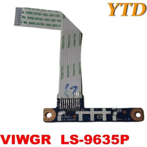 Original for LENOVO G500 G505 G510 LED Board With Cable VIWGR LS-9635P board tested good free shipping