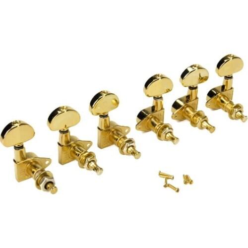Roller Saddle Bridge Taiiece+3L3R Enclosed Tuning Pegs Machine Heads