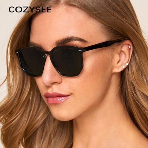 Luxury Mens Sunglasses 2019 Fashion Women Cool Square Style Transparent glasses Driving Vintage Brand Design Sun Glasses Oculos