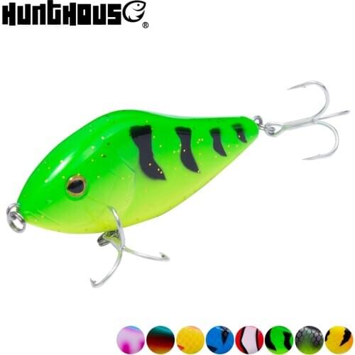 Hunthouse crankbaits jerkbait VIB fishing lure freshwater slow sinking 7cm/17g 10cm/47g pike pesca leurre loud sound lw130