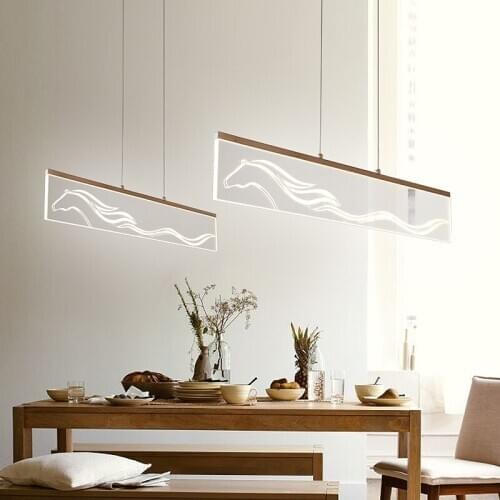 Modern Pendant Lights Kitchen Living Dinging Room Light Fixtures LED Hanging Lamp Luminaires AC90-260V