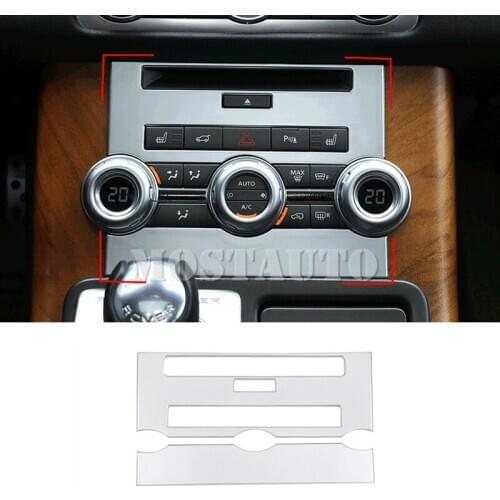 For Land Rover Range Rover Sport Inner Console CD Panel Cover Trim 2012-2013 1pcs Car Decor Car Accessories Interior Car Trim