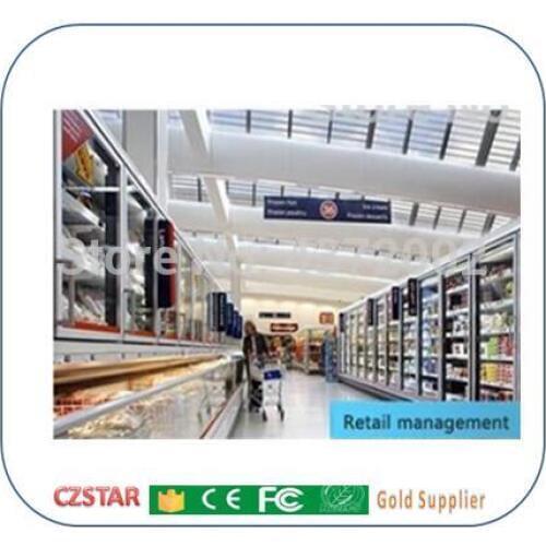 Waterproof long range alien h3 chip read write uhf rfid hard tag on metal tag shopping trolley for RFID retail supermarket