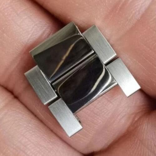 High Quality Stainless Steel Watch Band Links For OMEGA Seamaster Apua Terra 150 M Watch Band , Watch Parts Strap Links 18mm