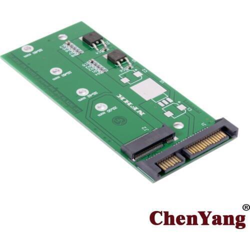 Zihan M.2 NGFF PCI-E 2 Lane SSD to 7mm 2.5" SATA 22pin Hard Disk Case PCBA for X240S Y410P Y510P E431 E531