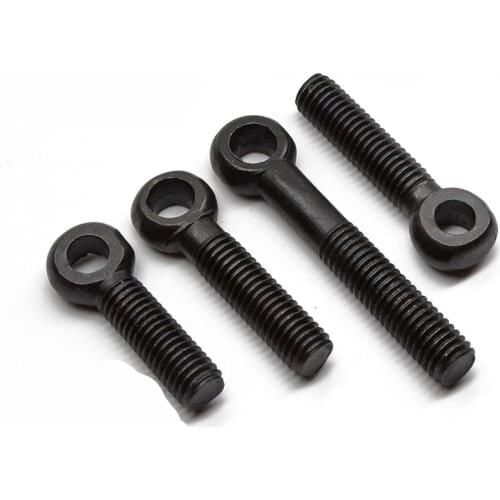 2pcs M16 carbon steel perforated screws swivel eye hook screw repair bicycle bolts 120-250mm length