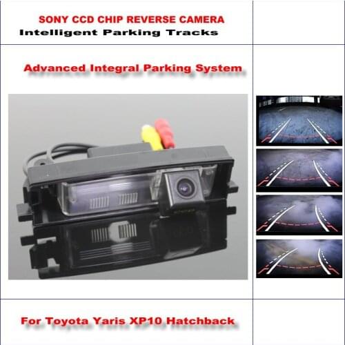 Car Rear Backup Camera For Toyota Yaris XP10 Hatchback 1998-2005 Rearview Parking Dynamic Guidance Tragectory CAM