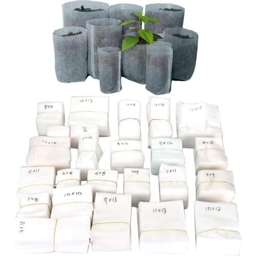 Biodegradable Nonwoven Fabric Nursery Planter Grow Bags Seedling Growing Planter Planting Pots Garden Eco-Friendly Ventilate Bag