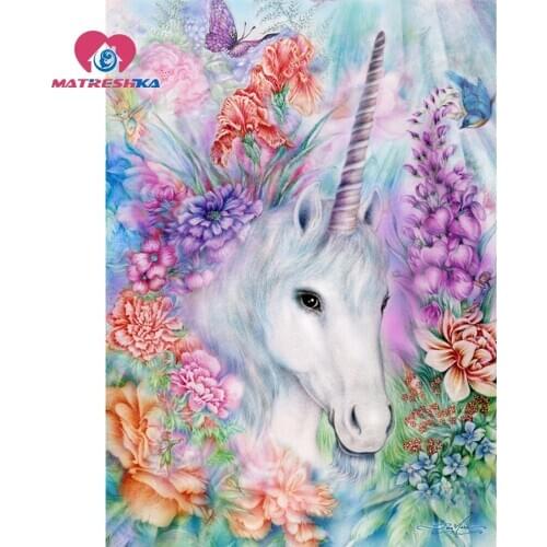 Unicorn 5D diamond mosaic Diamond embroidery fantasias Diamond pattern cross stitch Pattern rhinestones diamond mosaic Crafting