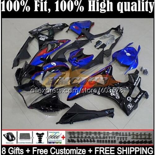 Injection For BMW S1000RR 2009 2010 2011 2012 2013 2014 44CL.18 S 1000 RR 1000RR S1000 RR 09 10 11 12 13 14 Fairing Blue black
