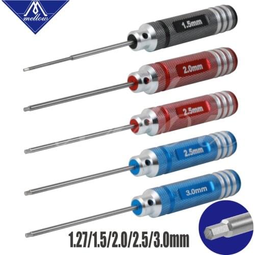 Mellow Quality Screwdriver Tool 1.27 1.5 2.0 2.5 3.0 For 3D Printer Ender 3 Accessories NF-Crazy Hotend Removal Tool