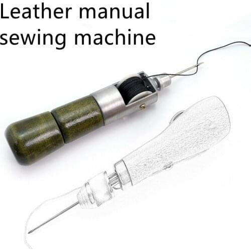 Diy Leather Sewing Tools Vegetable Tanned Leather Craft Sewing Sewing Awl Stick Diamond Chop Hand Sewing Machine Thread